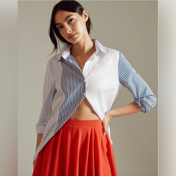 Anthropologie Tops - NWT Harshman Aurora Stripe Buttondown